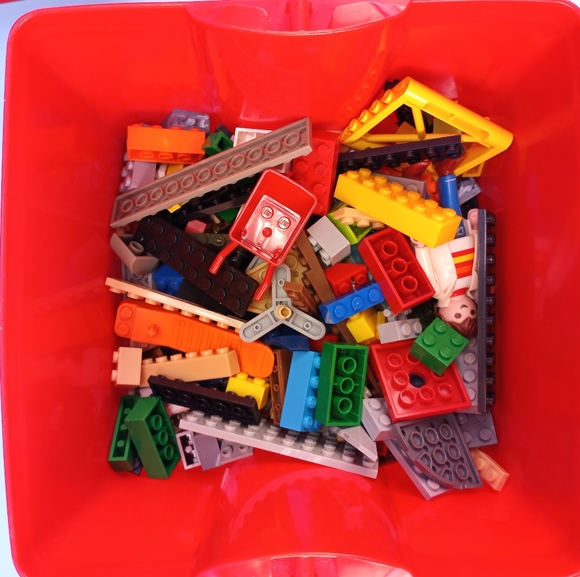 Lego Junior Easy To Build Construction Set Lot Of 320 Pieces #10667 Some Random - Picture 4 of 11